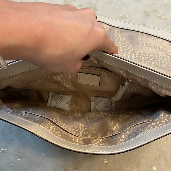 Kate Spade Leena A La Vita Ostrich Shoulder Bag NEW NWT - Picture 6 of 9